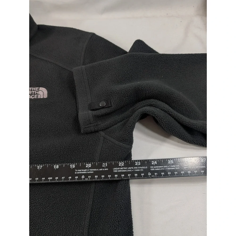 The North Face Mens FlashDry Full Zip Fleece Jacket Black Large L Gorpcore